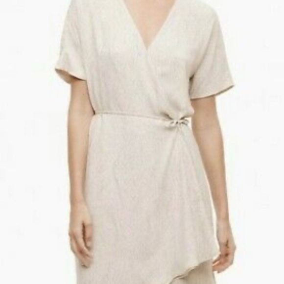 Aritzia Babaton Wallace Wrap Mini Dress - Picture 2 of 9